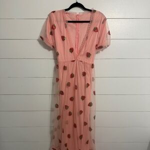 Pink Strawberry Dress